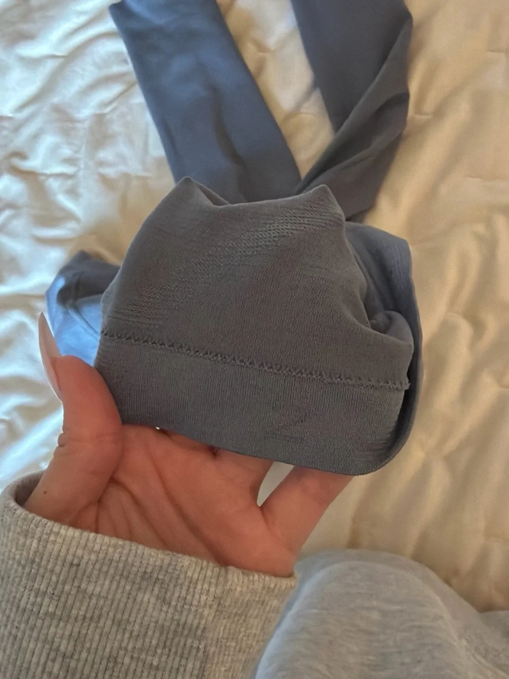 lululemon athletica Long Sleeve Top in Slate Blue